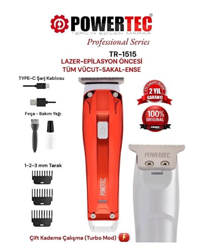 POWERTEC TR-1515 Tıraş Makinesi